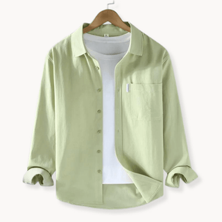 Simon Freizeithemd mit Brusttasche - Hemden - Hellgrün - Müller Mode