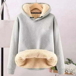 Simon - Sherpa - Fleecejacke mit Kapuze - Winterjacken - Gelb - Müller Mode