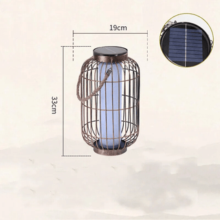 Solstice - Solar - LED - Lampe - Außenbeleuchtung - Bronze - Müller Mode