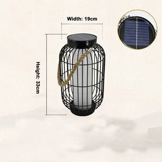 Solstice - Solar - LED - Lampe - Außenbeleuchtung - Schwarz - Müller Mode