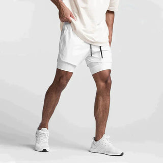 StaminaPro - Komfort - Trainingshose - Shorts - Sportbekleidung - Weiß - Müller Mode