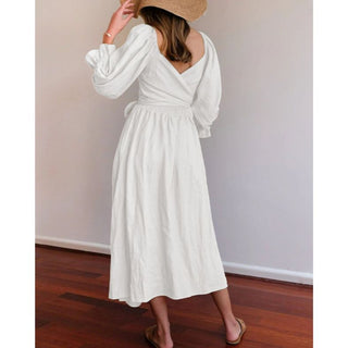 Trinity - Kleid - Rüschenärmel - Kleider - Weiß - Müller Mode