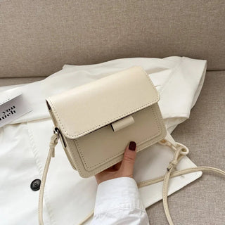 Trista - Crossbody - Tasche aus Leder - Zeitloser Klappenstil - Schultertaschen - Schwarz - Müller Mode