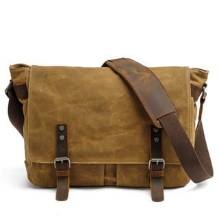 Uriel - Messenger - Tasche - Vintage - Schnallen - Stil - Schultertaschen - Khaki - Müller Mode