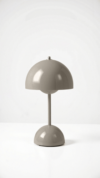 Veluce - Elegante Tischlampe - Tischlampe - Grau - Müller Mode