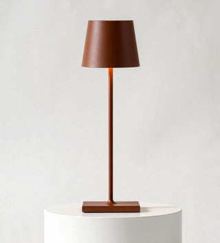 Vespera - Hohe Tischlampe mit Dimfunktion - Tischlampe - Braun - Müller Mode