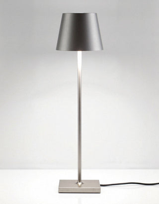 Vespera - Hohe Tischlampe mit Dimfunktion - Tischlampe - Silber - Müller Mode