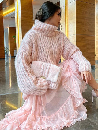 Vibe - Pullover gestrickt - Strickwaren - Hellrosa - Müller Mode