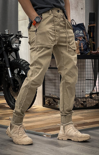 Victor - Dehnbare Cargohose - Cargohosen - Khaki - Müller Mode