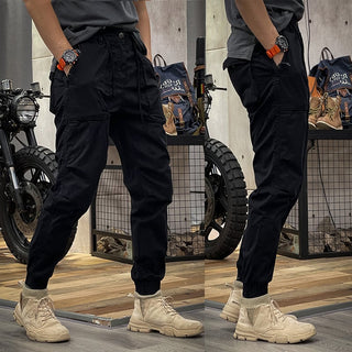Victor - Dehnbare Cargohose - Cargohosen - Schwarz - Müller Mode