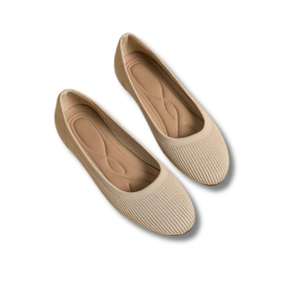 Vivienne - Schuhe - Bequemer Ballerina - Sandalen & Hausschuhe - Beige - Müller Mode