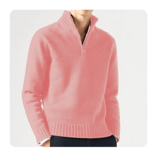 Wade - Rollkragenpullover - Halbreißverschluss - Stil - Sweatshirts & Hoodies - Rosa - Müller Mode