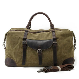 Wallace - Vintage - Übernachtungstasche - Extra Geräumig - Schultertaschen - Hell Grün - Müller Mode