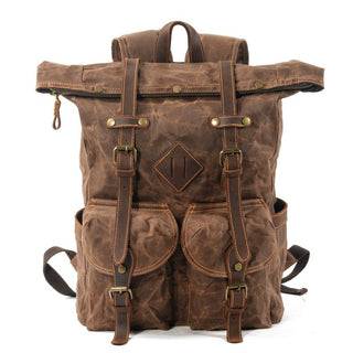 Wendell - Vintage - Rucksack - Urbaner Hipster - Stil - Rucksäcke - Kaffee - Müller Mode