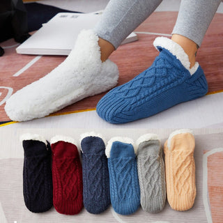 WoolSteps - Bequeme Thermosocken für die ganze Familie - Sandalen & Hausschuhe - Aprikose - Müller Mode