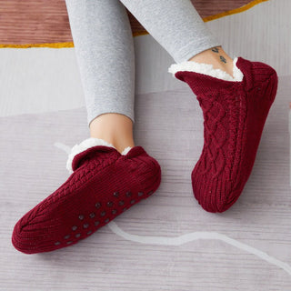 WoolSteps - Bequeme Thermosocken für die ganze Familie - Sandalen & Hausschuhe - Aprikose - Müller Mode