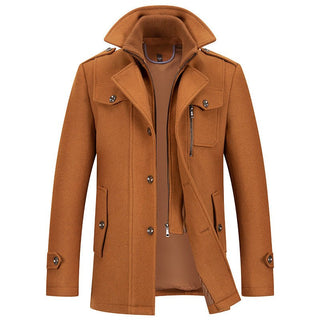 Xander Strukturierter Wintermantel - Winterjacken - Khaki - Müller Mode
