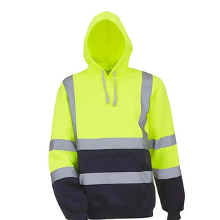 Yosef - Reflektierender Hoodie - Sicherheits - Arbeitskleidung - Arbeitsjacken - Fluoreszierend Grün - Müller Mode