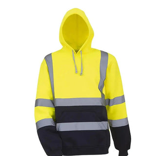 Yosef - Reflektierender Hoodie - Sicherheits - Arbeitskleidung - Arbeitsjacken - Gelb - Müller Mode