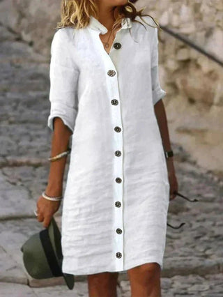 Yrsa - Sommerkleid - Frühlingskleid - Kleider - Weiß - Müller Mode