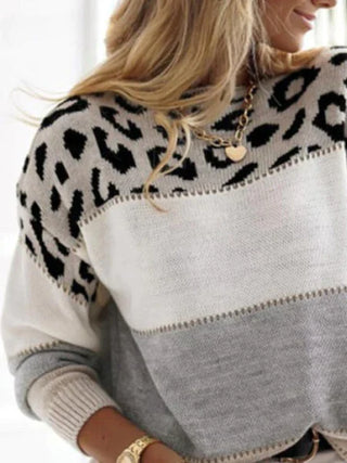 Malou - Pullover mit Leopardenmuster